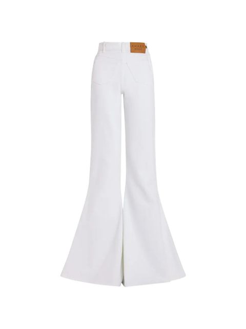 A.W.A.K.E. Mode logo-patch flared jeans - White - zdjęcie produktu nr 1