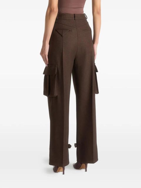 Manière De Voir Danielle pleated trousers - Brown