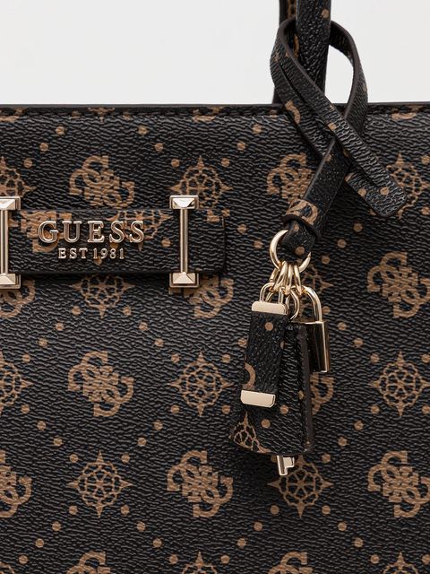 Guess torebka SILIA kolor brązowy HWGP98 90220
