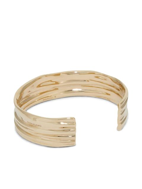 Ferragamo twisted cuff bracelet - Gold