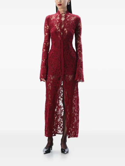 MANURÍ Sally lined maxi dress - Red - zdjęcie produktu nr 2