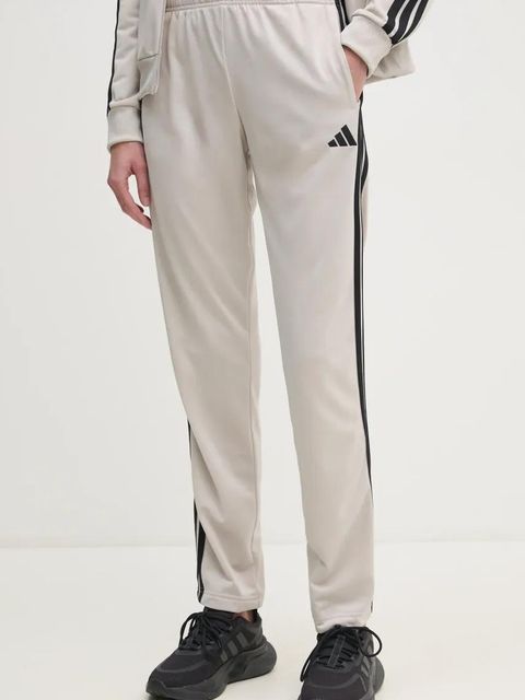 adidas dres 3-Stripes damski kolor beżowy JY1769