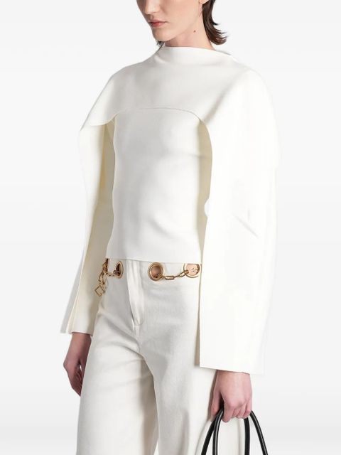 Cult Gaia Alka cape-sleeve blouse - White - zdjęcie produktu nr 2