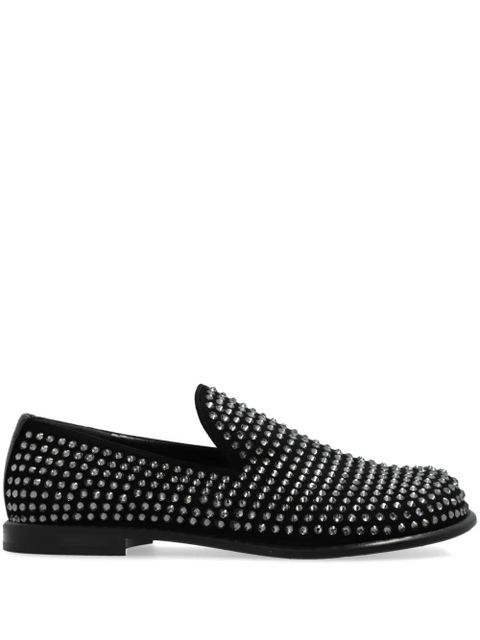 JW Anderson crystal-embellished loafers - Black - zdjęcie produktu nr 1