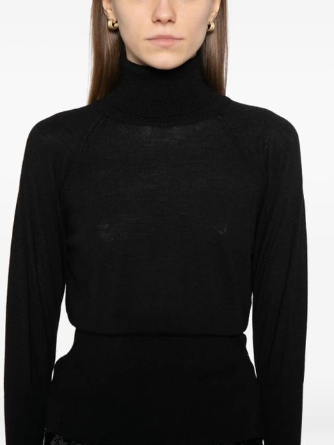 Simone Rocha fitted high-neck top - Black