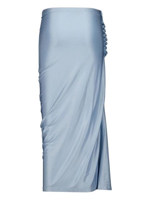 Rabanne draped skirt - Blue