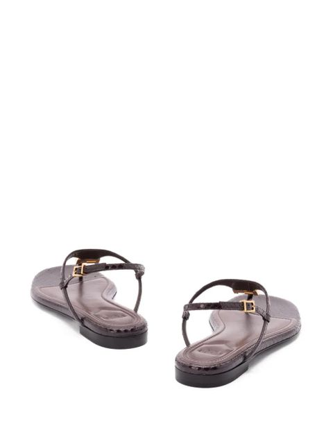 FENDI FFold flat sandals - Purple