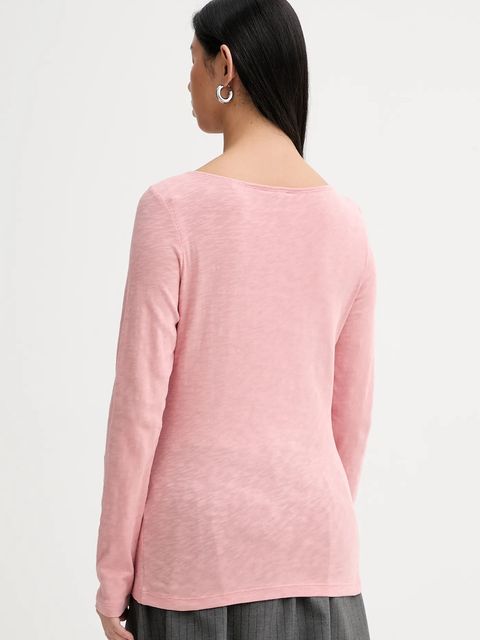 Marc O'Polo longsleeve bawełniany kolor różowy 600226152199