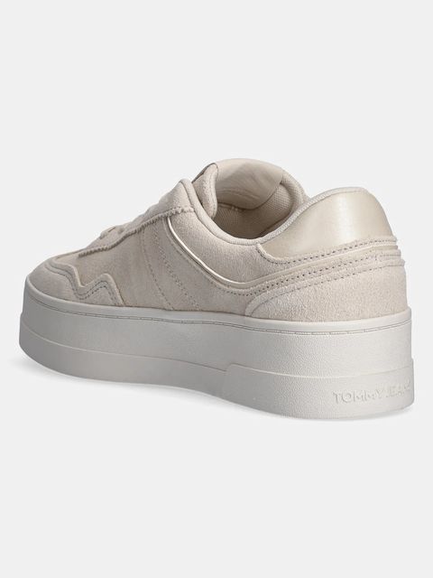 Tommy Jeans sneakersy zamszowe THE GREENWICH FLATFORM ELEVATED