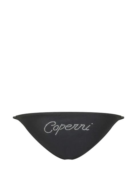 Coperni logo-embellishment bikini bottom - Black - zdjęcie produktu nr 2