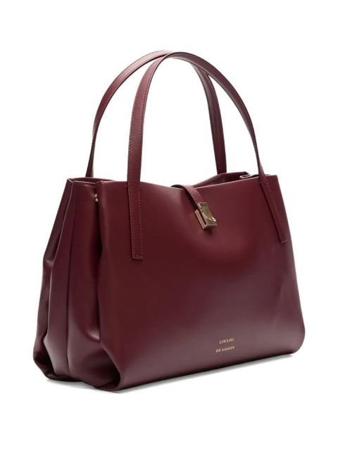 LouLou de Saison Cary leather tote bag - Red