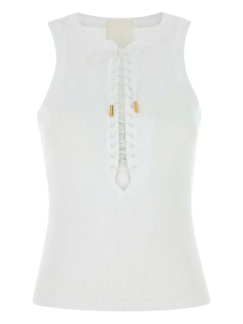 Givenchy lace-up tank top - White - zdjęcie produktu nr 1