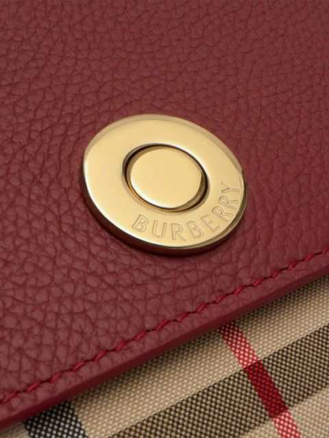 Burberry Note leather cross body bag - Red