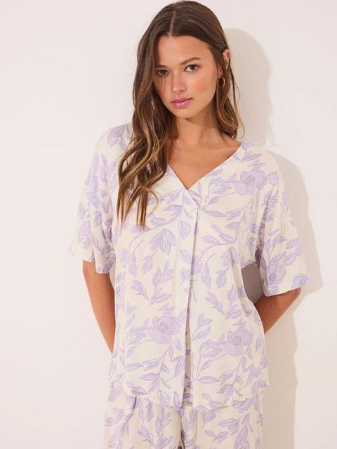 women'secret piżama damska kolor beżowy 3592396 - zdjęcie produktu nr 2