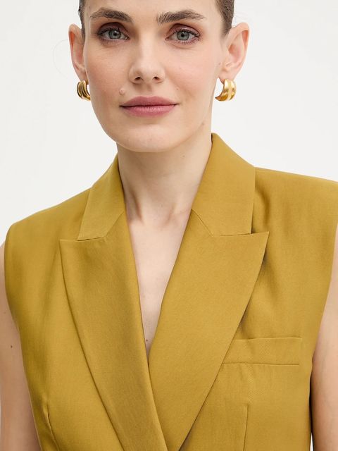 Morgan kamizelka kolor zielony dwurzędowa VFIJA.F