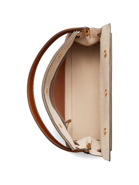 Tory Burch small Lee Radziwill double bag - Brown