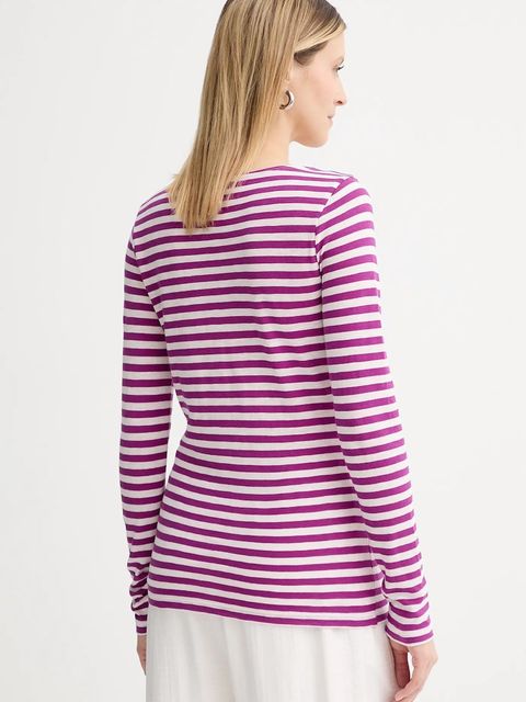 Marc O'Polo longsleeve bawełniany kolor fioletowy 506219652597