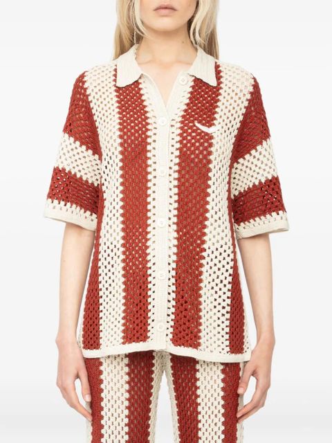 Zadig&Voltaire crochet-knit cardigan - Red - zdjęcie produktu nr 2