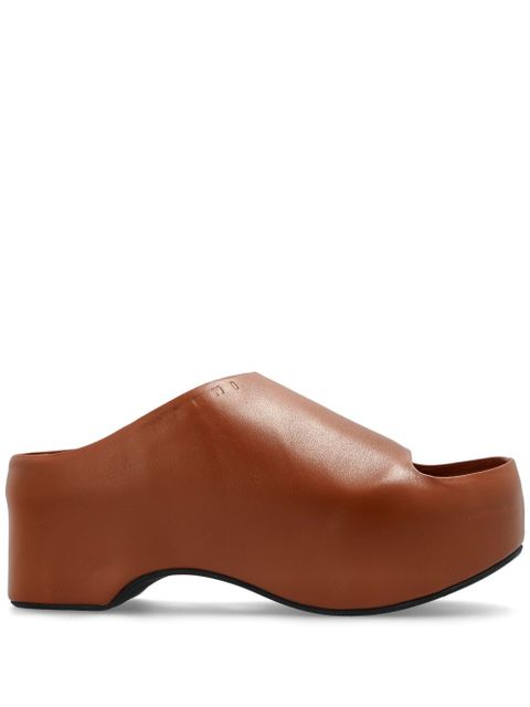 Marni leather mules - Brown - zdjęcie produktu nr 1