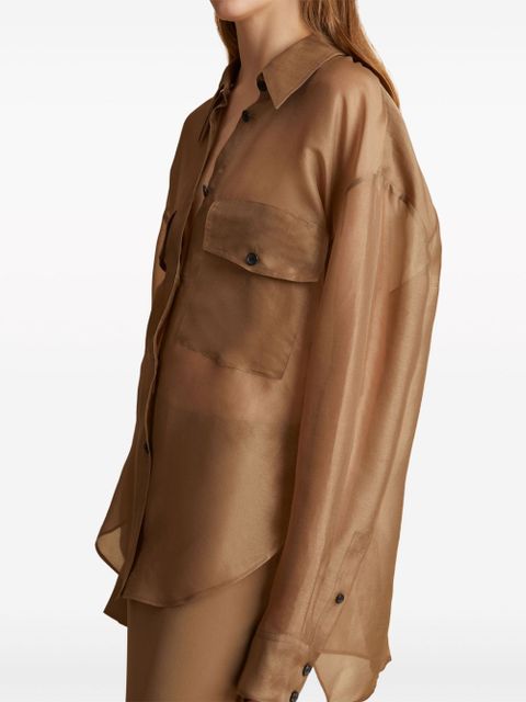 KHAITE Mahmet shirt - Neutrals