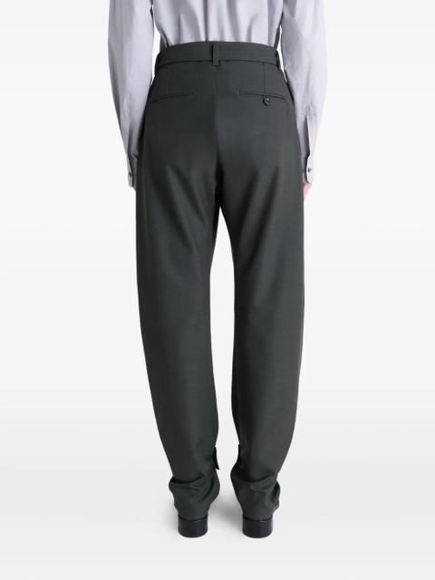 LEMAIRE belted trousers - Grey