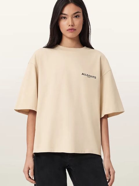 AllSaints t-shirt bawełniany HALIS - zdjęcie produktu nr 2
