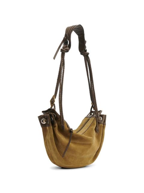 ISABEL MARANT medium Maia half-moon braided shoulder bag - Neutrals