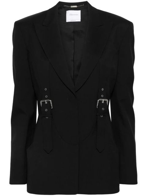 Blumarine buckle-detailed blazer - Black - zdjęcie produktu nr 1