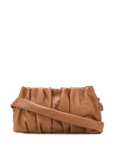 Elleme ruched shoulder bag - Brown - zdjęcie produktu nr 1