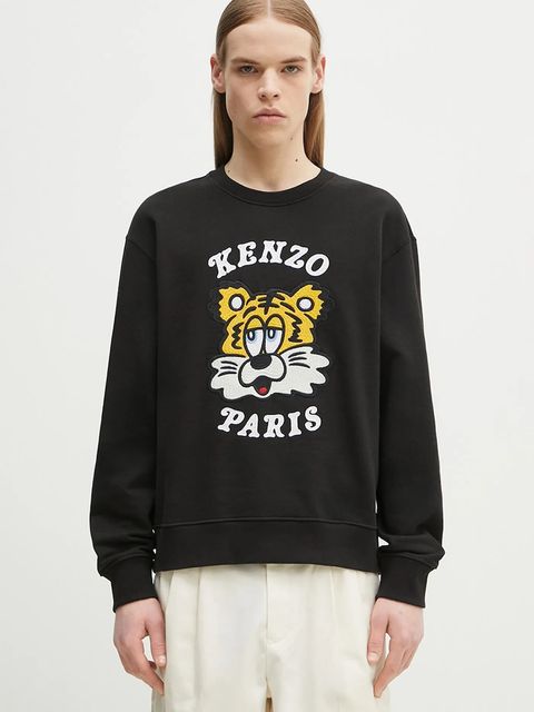 Kenzo bluza bawełniana x Verdy kolor czarny z aplikacją FF58SW2394MF.99J