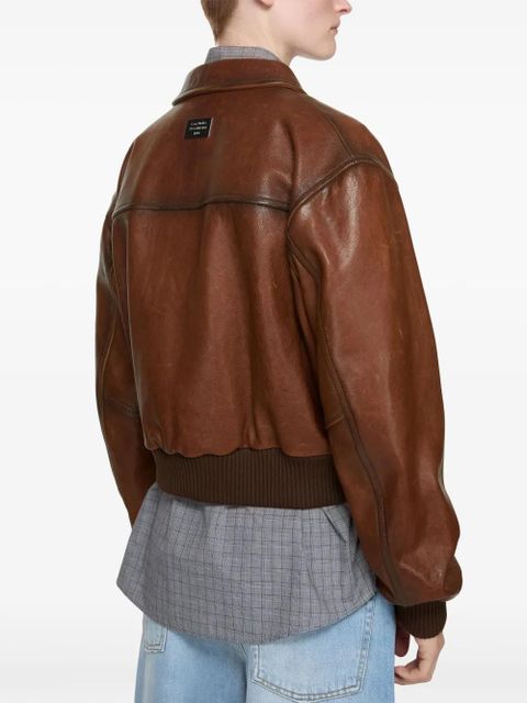 Acne Studios leather jacket - Brown