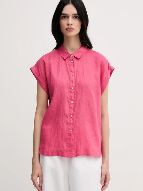 United Colors of Benetton koszula lniana - zdjęcie produktu nr 1