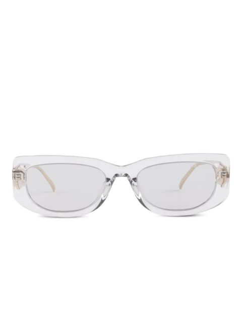 Prada Eyewear triangle-logo sunglasses - White - zdjęcie produktu nr 1