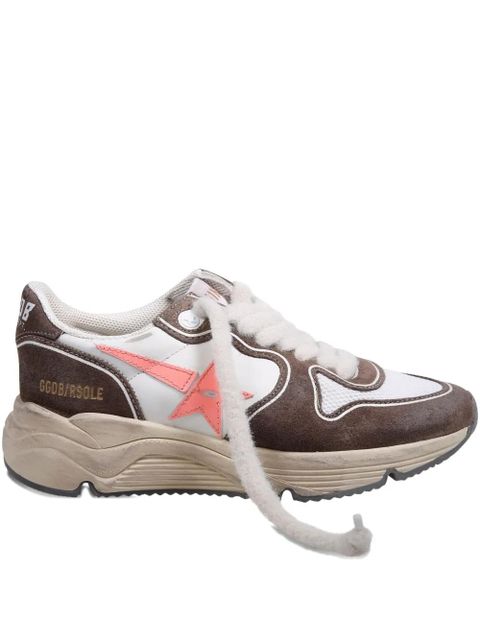 Golden Goose star-appliqué panelled sneakers - Brown - zdjęcie produktu nr 2