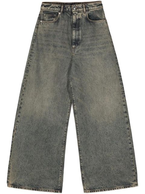 Sportmax Angri low-rise wide-leg trousers - Blue - zdjęcie produktu nr 1