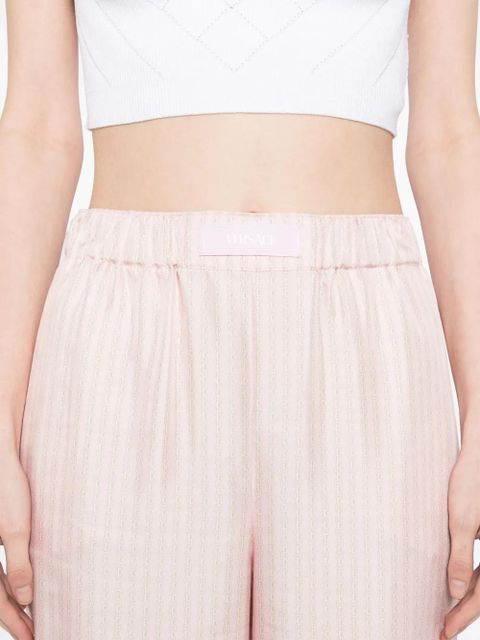 Versace silk trousers - Pink