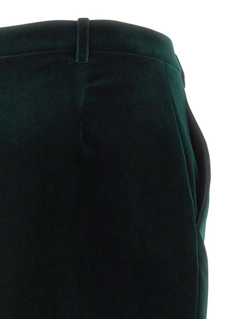 Saint Laurent velvet midi skirt - Green - zdjęcie produktu nr 2