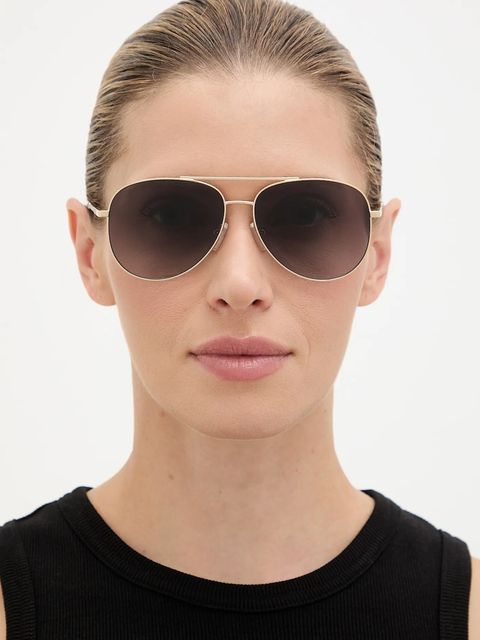 Michael Kors okulary przeciwsłoneczne damskie kolor złoty 0MK1172 - zdjęcie produktu nr 1