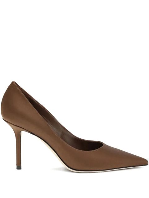 Jimmy Choo 85mm Love pointed pumps - Brown - zdjęcie produktu nr 1