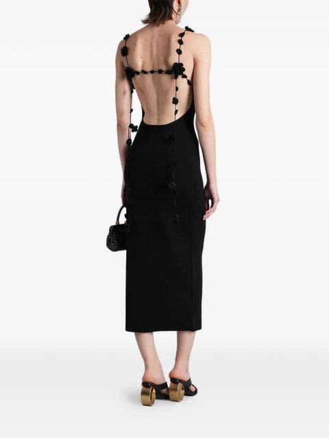 Cult Gaia Giuliana open-back midi dress - Black