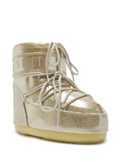 Moon Boot Icon Low Glitter boots - Gold