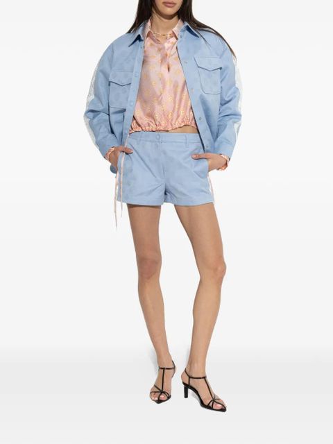 Casablanca monogram stripe shorts - Blue - zdjęcie produktu nr 2