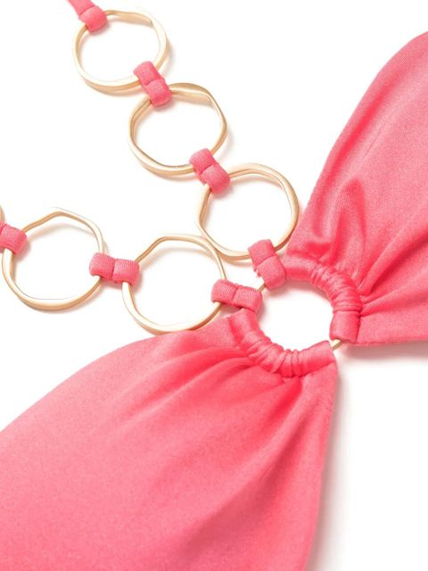 Cult Gaia Yanna ring-detail bikini top - Pink - zdjęcie produktu nr 2