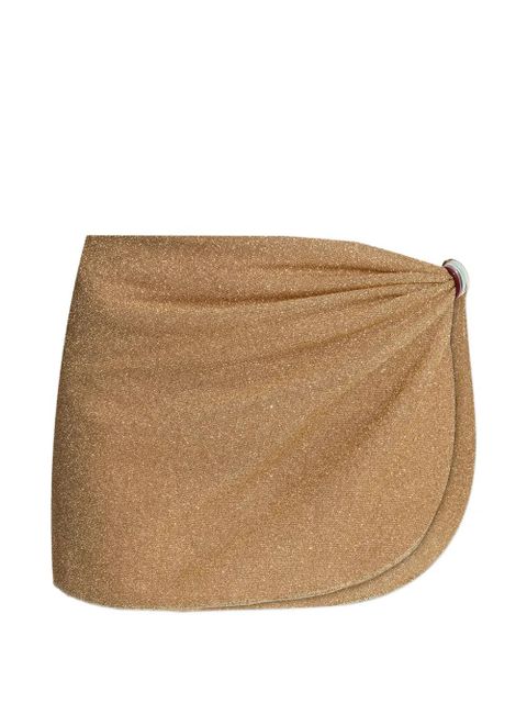 Oséree ring-detail skirt - Gold - zdjęcie produktu nr 1