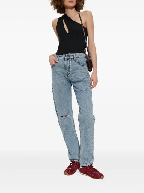 AMIRI distressed knee-detail jeans - Blue