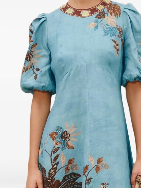 ALEMAIS Georgie midi dress - Blue - zdjęcie produktu nr 2