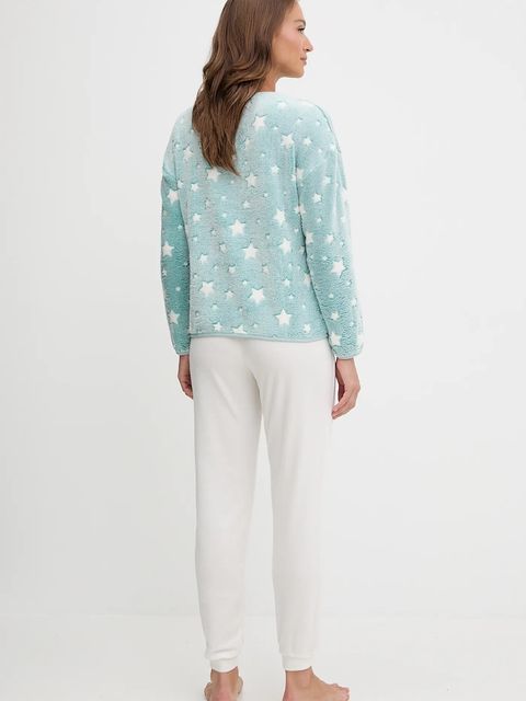 women'secret komplet piżamowy damska kolor niebieski 4752554 - zdjęcie produktu nr 2