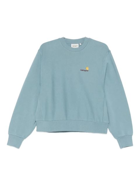 Carhartt WIP logo-embroidered sweatshirt - Blue