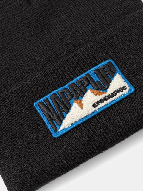 Napapijri czapka F-Montepiana kolor czarny NP0A88T69411