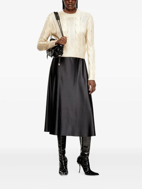 Diesel M-Miccha cable-knit sweater - Neutrals - zdjęcie produktu nr 2